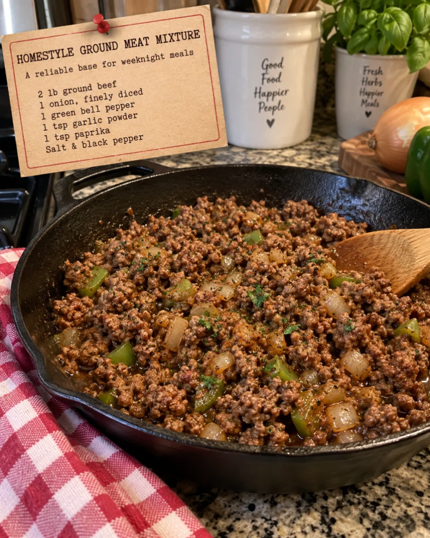 Homestyle Ground Meat Mixture