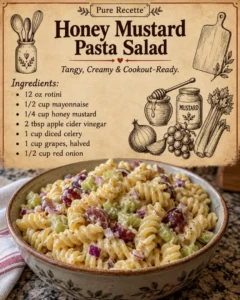Honey Mustard Pasta Salad