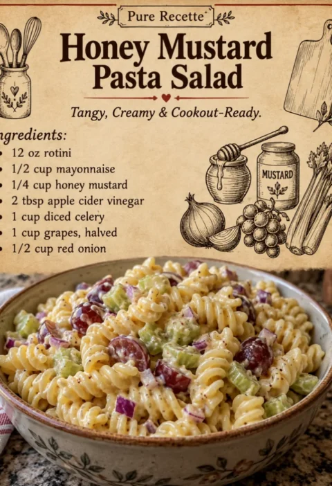 Honey Mustard Pasta Salad
