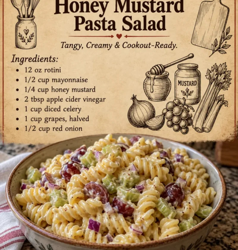 Honey Mustard Pasta Salad