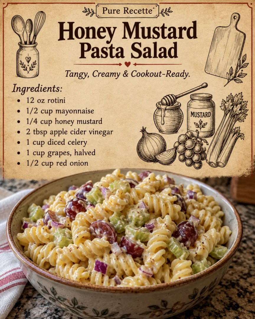 Honey Mustard Pasta Salad