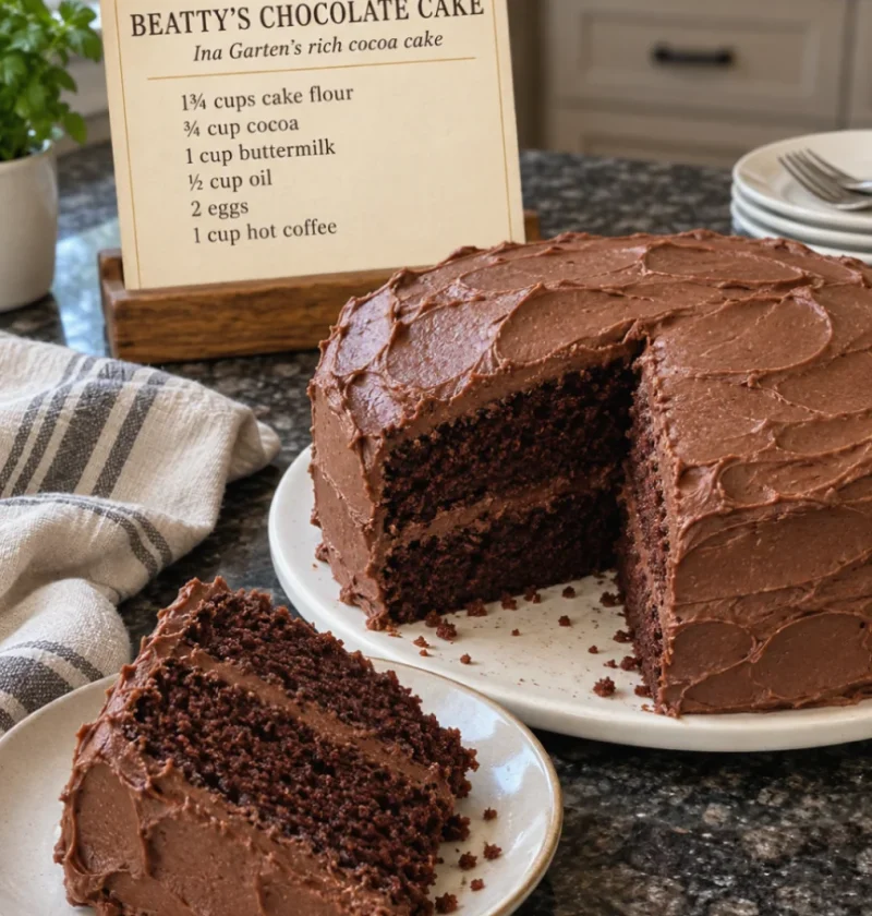 Ina Garten’s Beatty’s Chocolate Cake