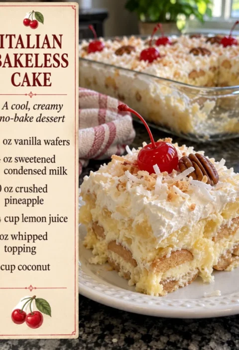 Italian Bakeless Cake