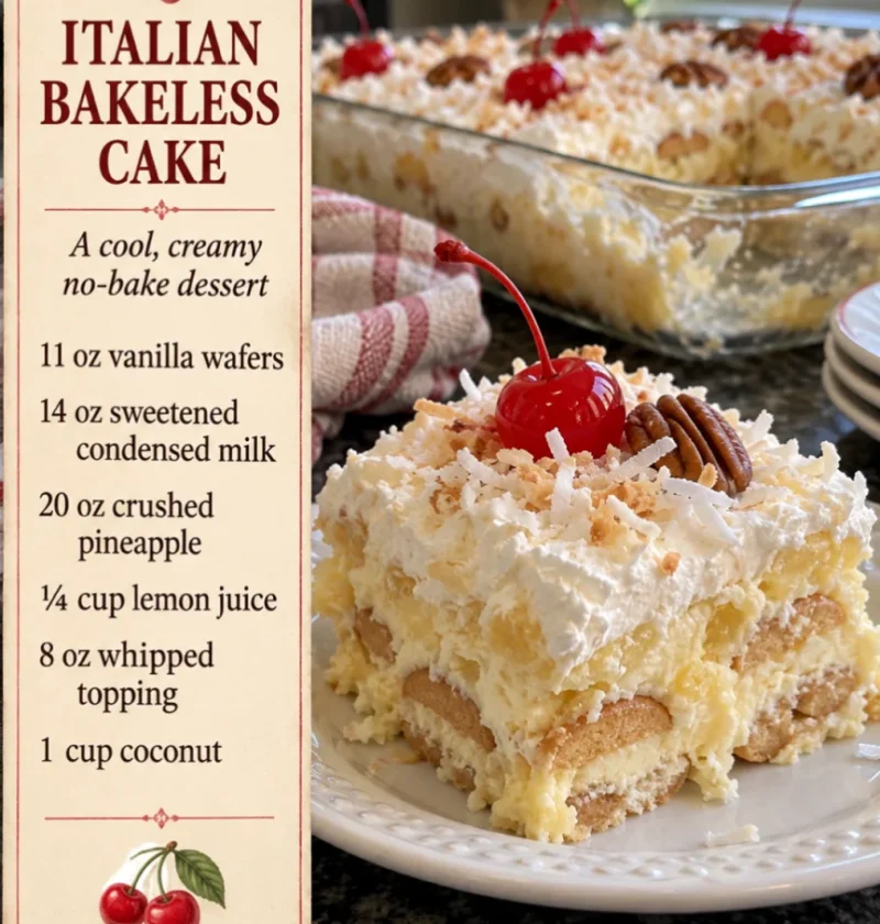 Italian Bakeless Cake