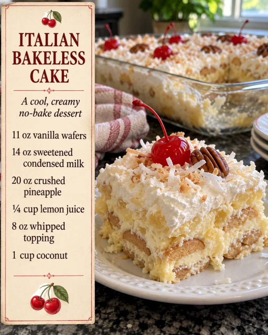 Italian Bakeless Cake