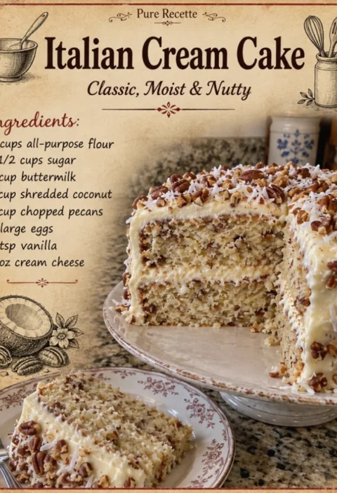 Italian Cream Cake
