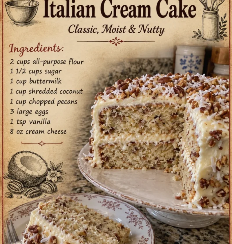 Italian Cream Cake