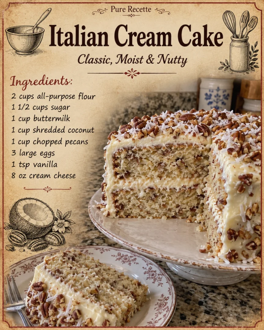 Italian Cream Cake
