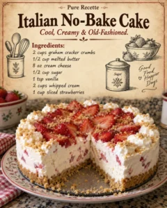 Italian No-Bake Cake