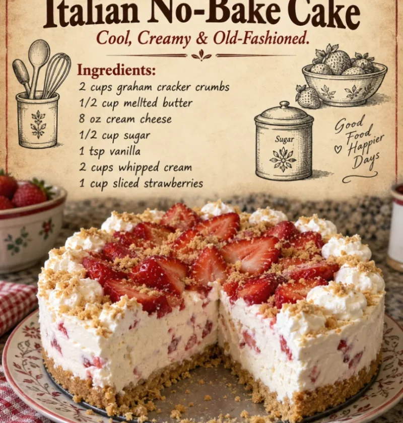 Italian No-Bake Cake