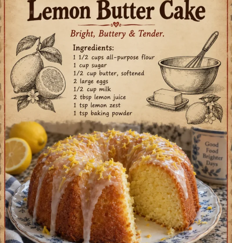 Lemon Butter Cake