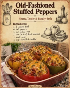 Old-Fashioned Stuffed Peppers