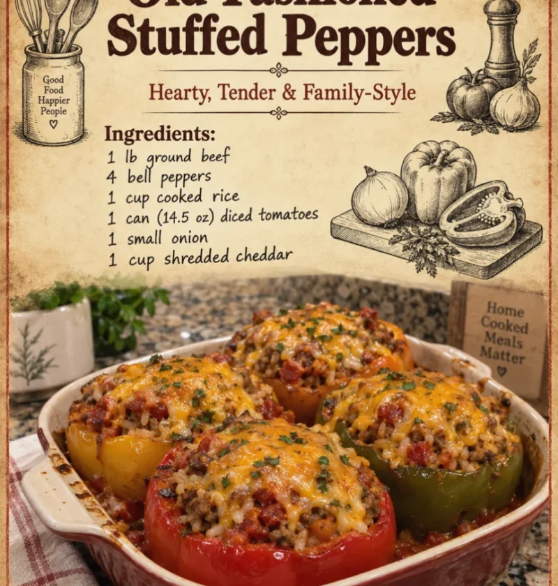 Old-Fashioned Stuffed Peppers