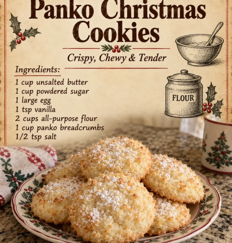 Panko Christmas Cookies
