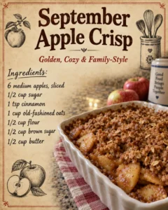 September Apple Crisp