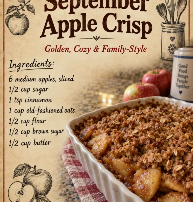 September Apple Crisp