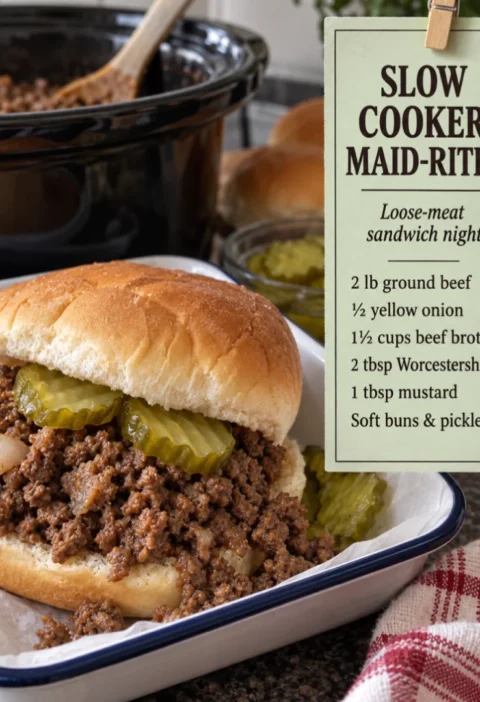 Slow Cooker Maid-Rites