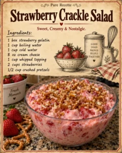 Strawberry Crackle Salad