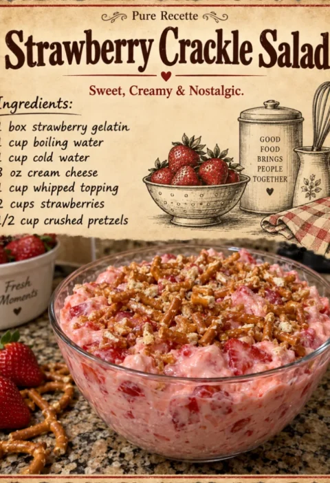 Strawberry Crackle Salad
