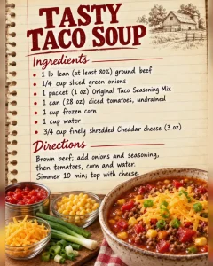 Tasty Taco Soup