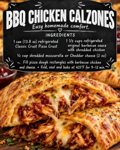 BBQ Chicken Calzones