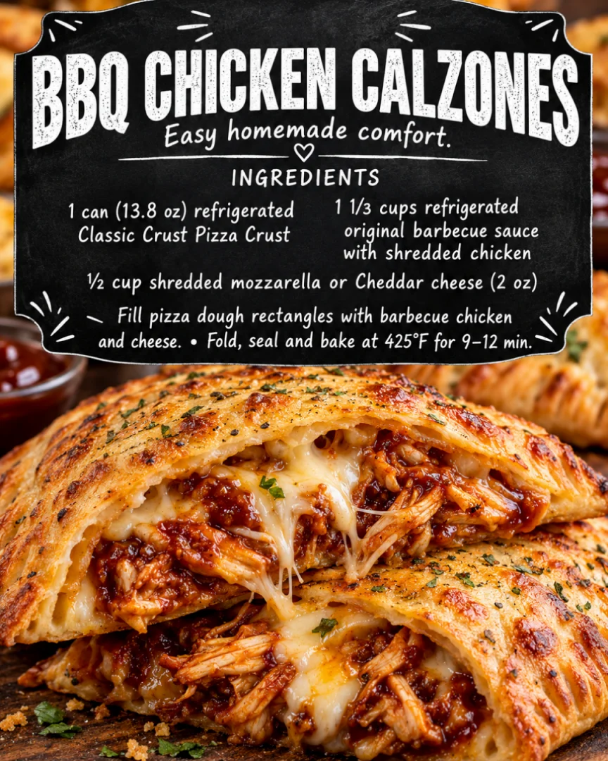 BBQ Chicken Calzones