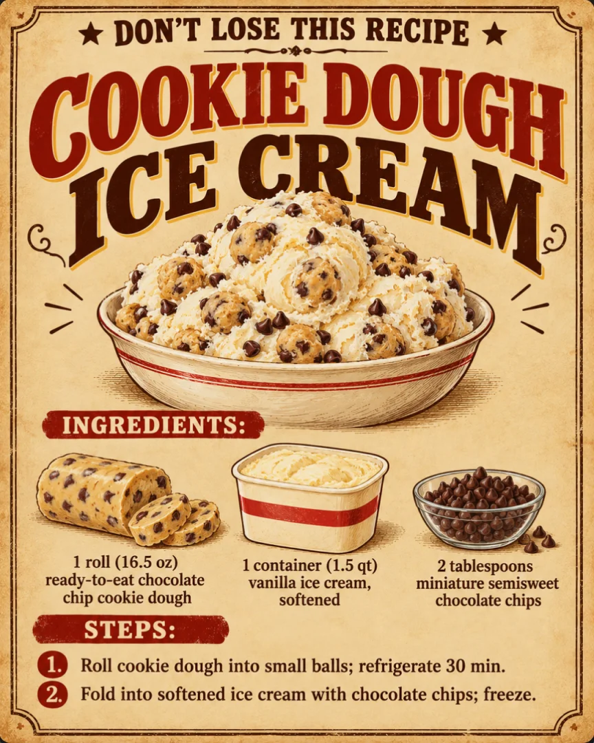 COOKIE DOUGH ICE CREAM