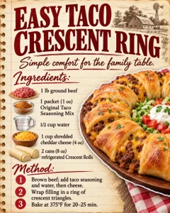EASY TACO CRESCENT RING