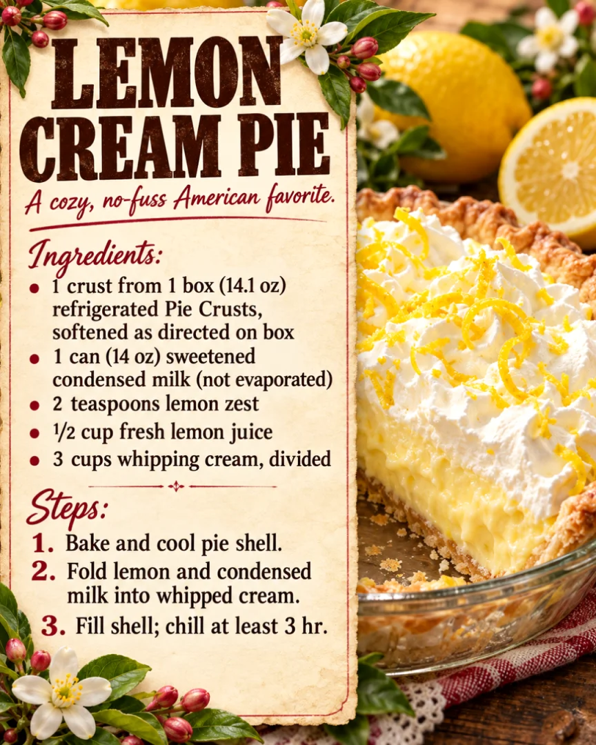 LEMON CREAM PIE
