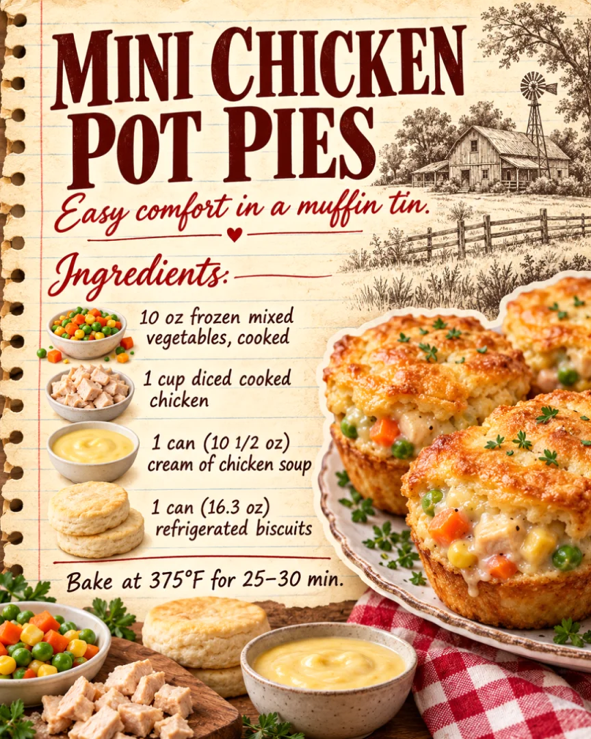 Mini Chicken Pot Pies