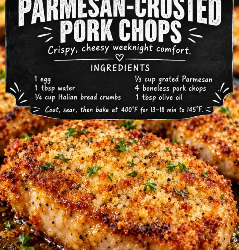 parmesan-crusted pork chops