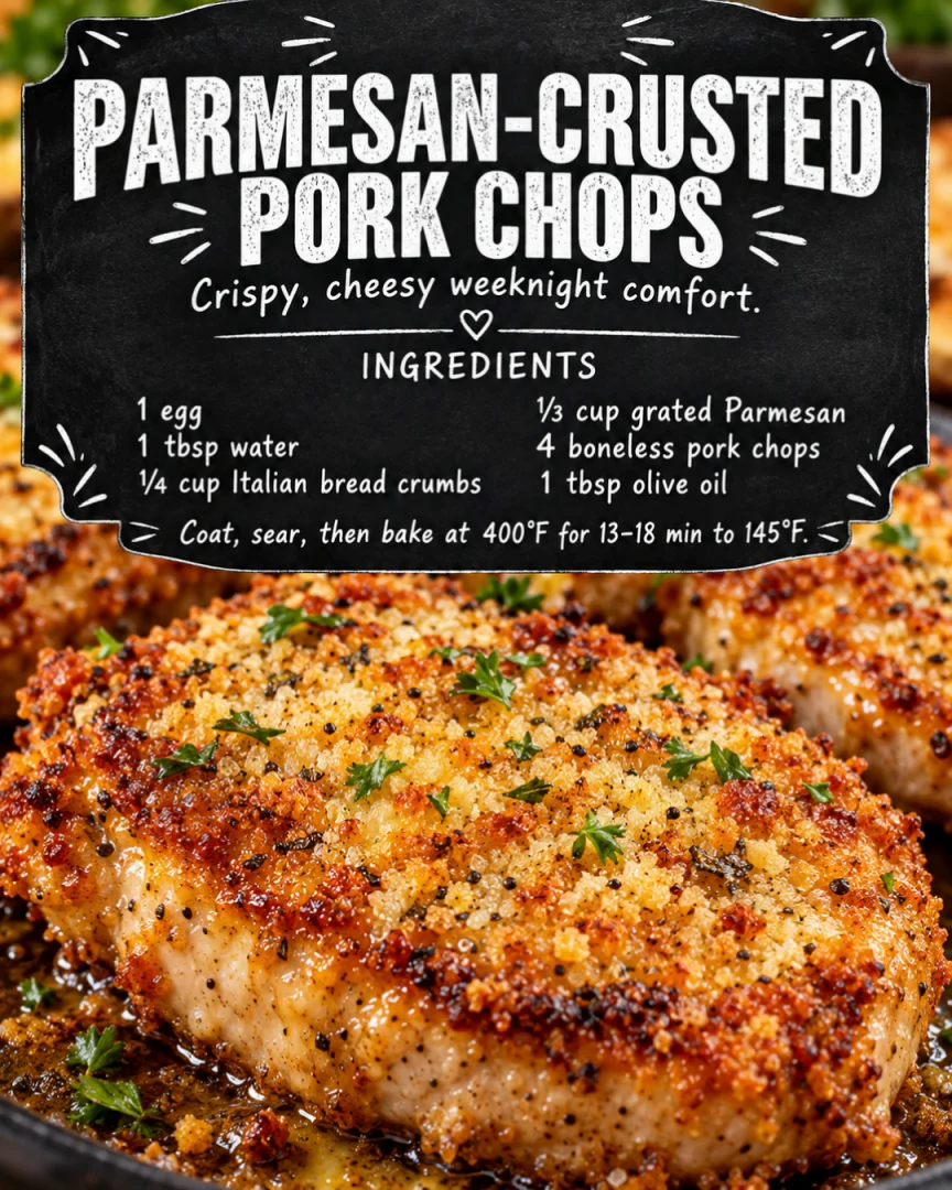 Parmesan-Crusted Pork Chops
