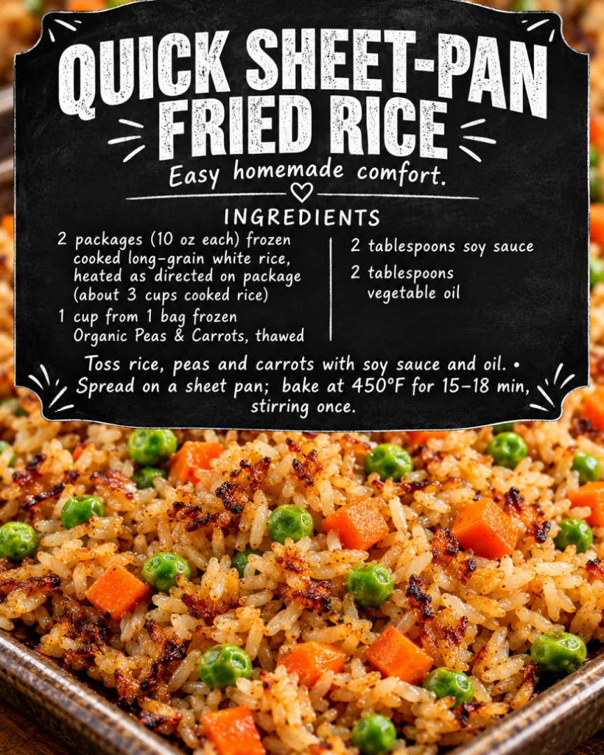 Quick Sheet-Pan Fried Rice